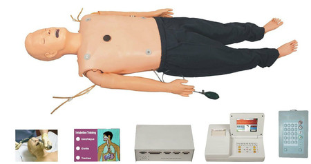 高级多功能急救训练模拟人（心肺复苏CPR与气管插管综合功能）型号：SJ/ACLS800